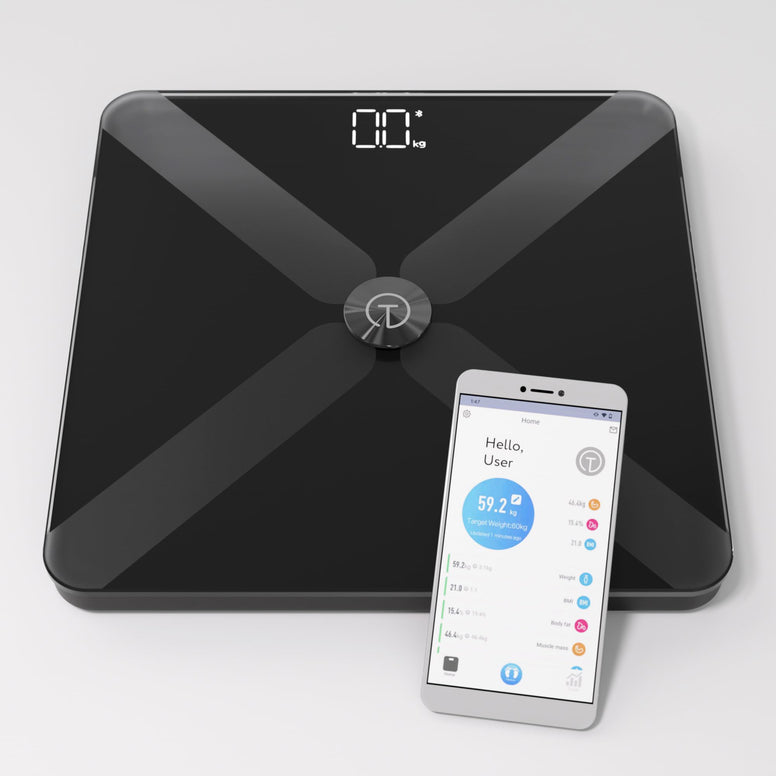 T Electronics Smart Scale for Body Weight with APP - Weight loss control - 14 Health Indicators