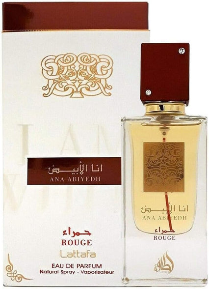 Lattafa Ana Abiyedh Rouge Unisex Eau De Perfume, 60 Ml