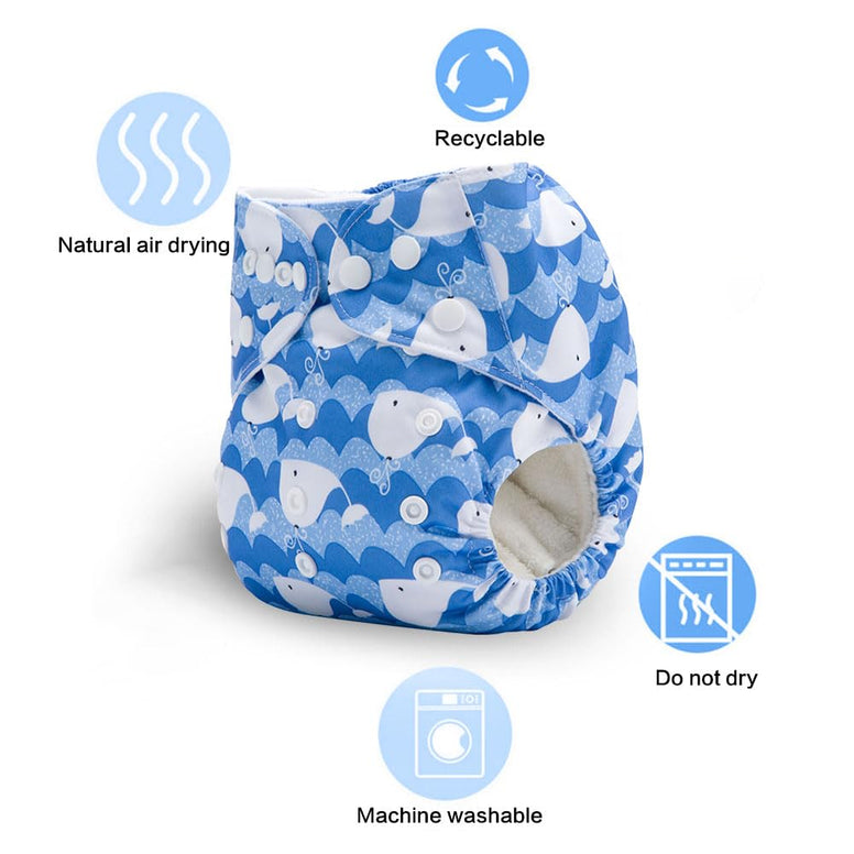 JZS Reusable Swim Nappy, Snug Fit & Fully Adjustable For Ages 0-18 Months, 3-12Kgs. Waterproof Lined With Soft Mesh Interior, Perfect For Swim Lessons