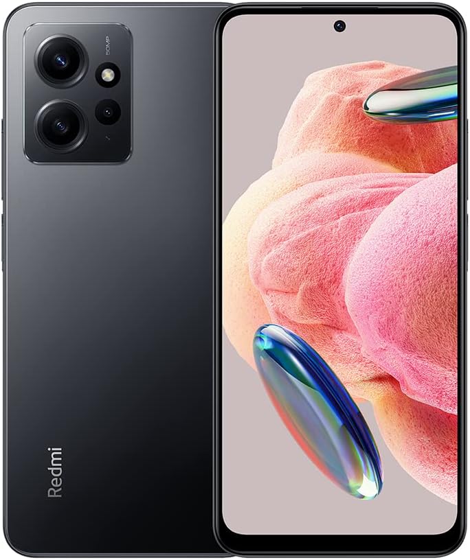 Redmi Note 12 (Onyx Gray 6GB RAM, 128 Storage) - Smooth 120Hz AMOLED display |Powerful Snapdragon® processor | 50MP AI triple camera | 33W fast charging