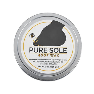 Pure Sole Hoof Wax - Hoof Putty Wax That Helps Heal and Protect Your Horse's Hooves - Perfect for Horse Hoof Wall Separation, Cracks, Crevices and White Line - 7 oz. tin