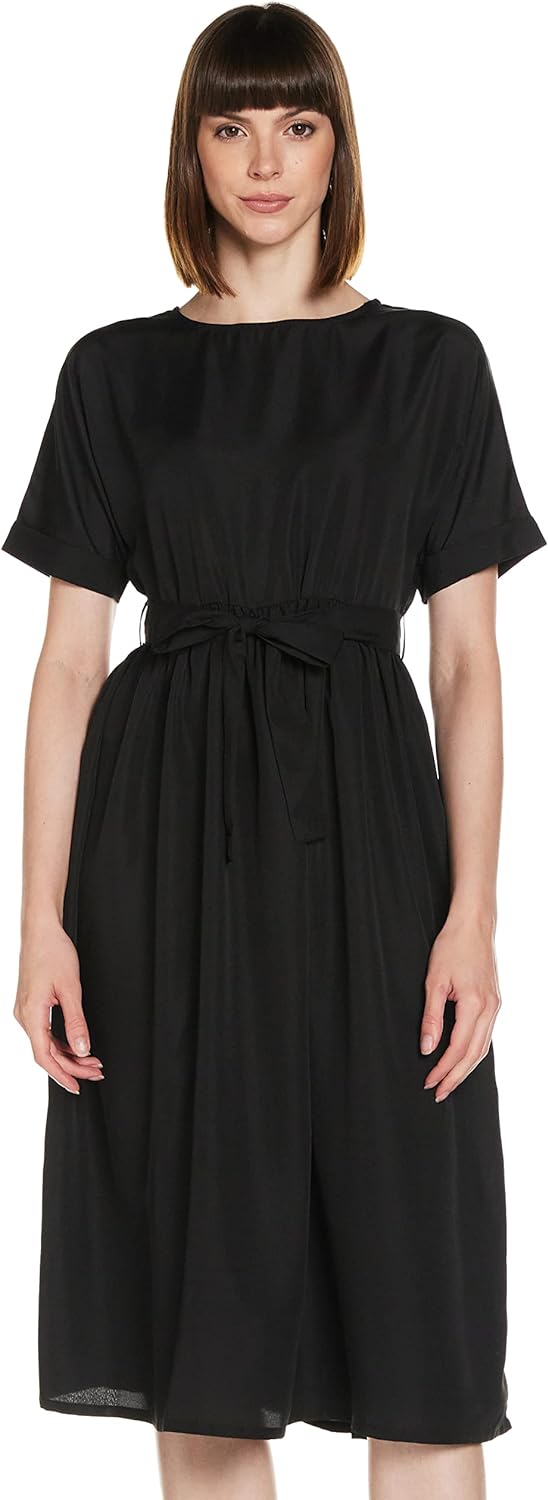 KRAVE Crepe Fit and Flare Casual Dress