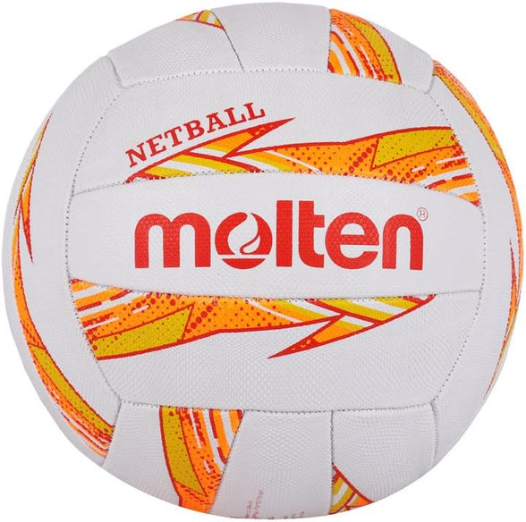 Molten Dynamite Netball, Orange, Size 5