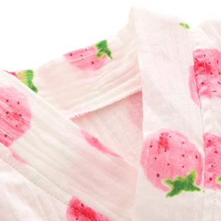 PAUBOLI Kimono Robe Newborn Cotton Yarn Robe Baby Romper Infant Japanese Pajamas… 0-3M