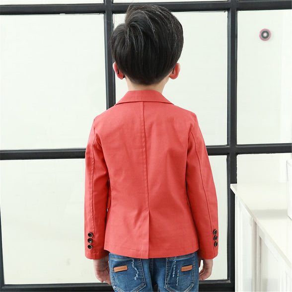 Boys' Fashion Blazers Casual Jackets (2-3 Years)