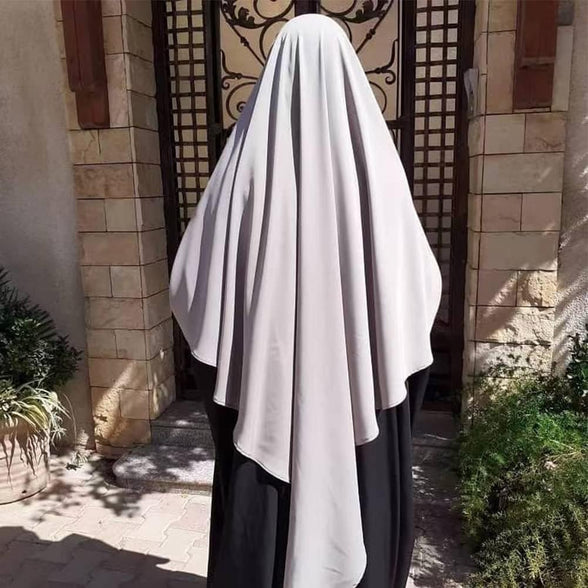 IBTOM CASTLE Women Muslim Abaya Hijab Dubai Middle Head Scarf Long Khimar Ramadan Eid Prayer Hijab Wrap Burkas Islam Niqab