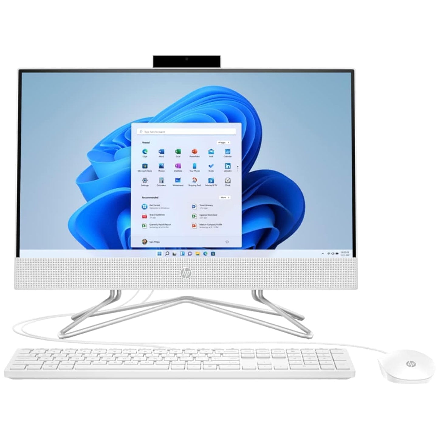 2022 HP ProOne 200 G4 22 All in One Business PC, Intel Core i3-10110U |8GB DDR4-2666 MHz Ram |256GB SSD |DVDRW |Intel® UHD Graphics |21.5"FHD Display |Windows-11 (Snow White)