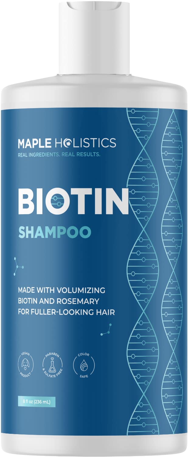 Shampoo for Thinning Hair and Hair Loss - Volumizing Biotin Shampoo for Hair Growth with Rosemary Argan Oil and Evening Primrose Oil - Sulfate Free Anti Dandruff Shampoo for Itchy Scalp and Hair Care