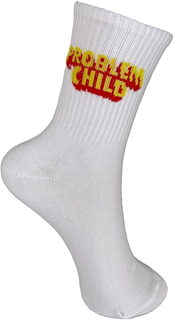 SickSock Funny White Gym Socks