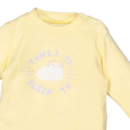 Bebetto Baby & Kids Newborn Footless Pajamas 2 pcs Baby boys & baby girls 100% cotton Neck crew(3M)