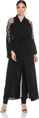 Nukhbaa Women's Abaya, Black