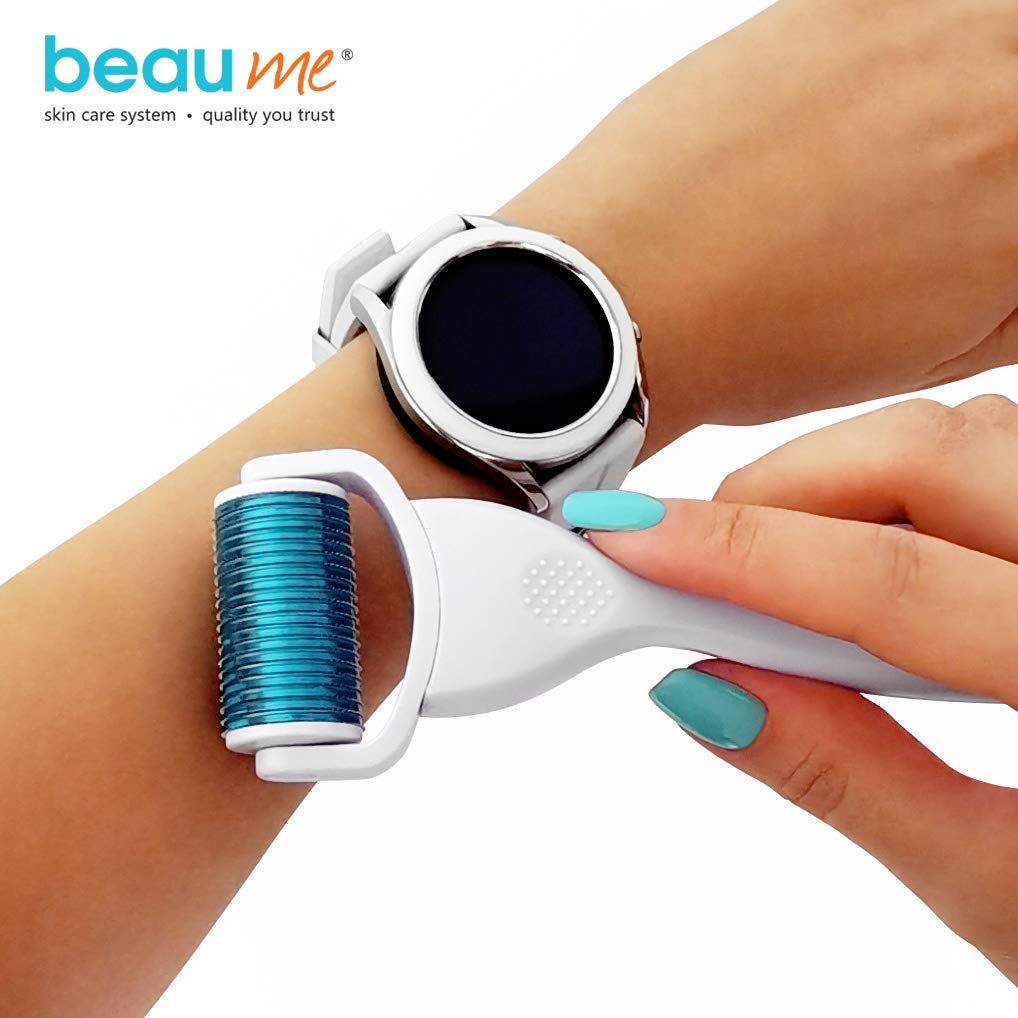 BEAUME® Body Dermaroller with 1200 needles (0,20-1,50mm) • Exchangeable attachment • the Original • certified in Germany (0,50mm)