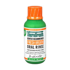 TheraBreath, Fresh Breath Oral Rinse, Mild Mint Flavor, 3 fl oz (88.7 ml)