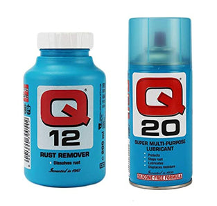 Q 12 Rust Remover, 200 Ml With Q 20 Super Multi-Purpose Lubricant, 150 Gm