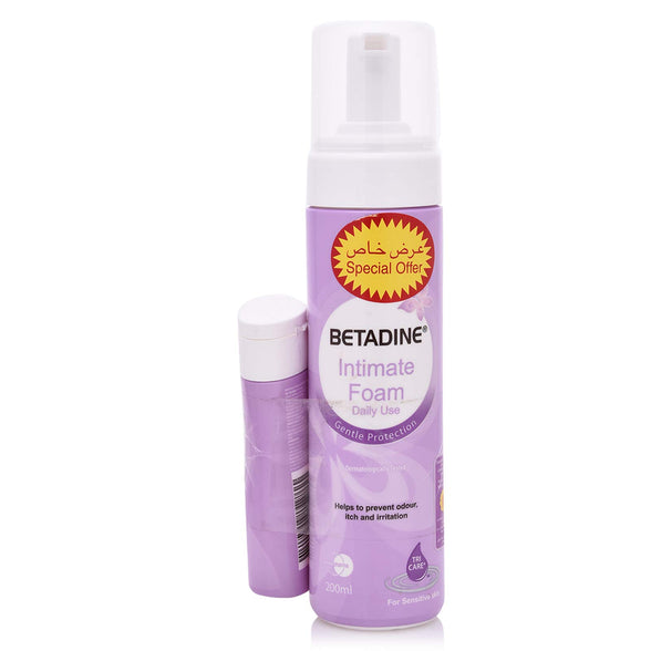 Betadine Intimate Foam 200 ml + Betadine Intimate Wash 50 ml