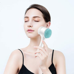 ELECDON Silicone Double-headed Manual Facial Cleansing Brush Set (2 Pieces)