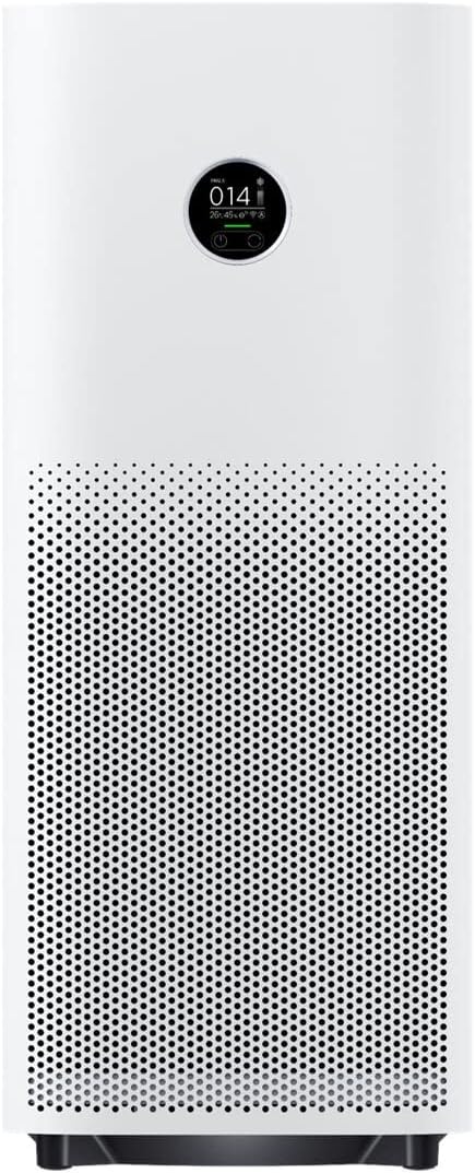 Xiaomi Smart Air Purifier 4 Pro App/Voice Control ,Suitable For Large Room Cleaner Global Version, 500 M3/H Pm Cadr, Oled Touch Screen Display - Mi Home App Works With Alexa White