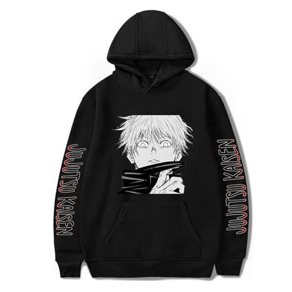 Anime Jujutsu Kaisen 3D Print Gojo Satoru Teen Adults Hoodie Sweater Fashion Pullover Long Sleeve Tops Breathable Pullover