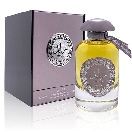 Ra'ed Silver Unisex EDP - Eau de Parfum 100ML (3.4 oz) | Oriental Alchemy | Ra'ed is a distinctly elegant perfume with an oriental appeal that is very suitable for any occasion | by Lattafa Perfumes