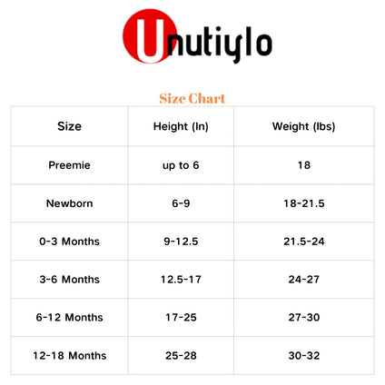 Unutiylo Preemie Clothes Girl Newborn Baby Outfits Dress, for 0-3 Months