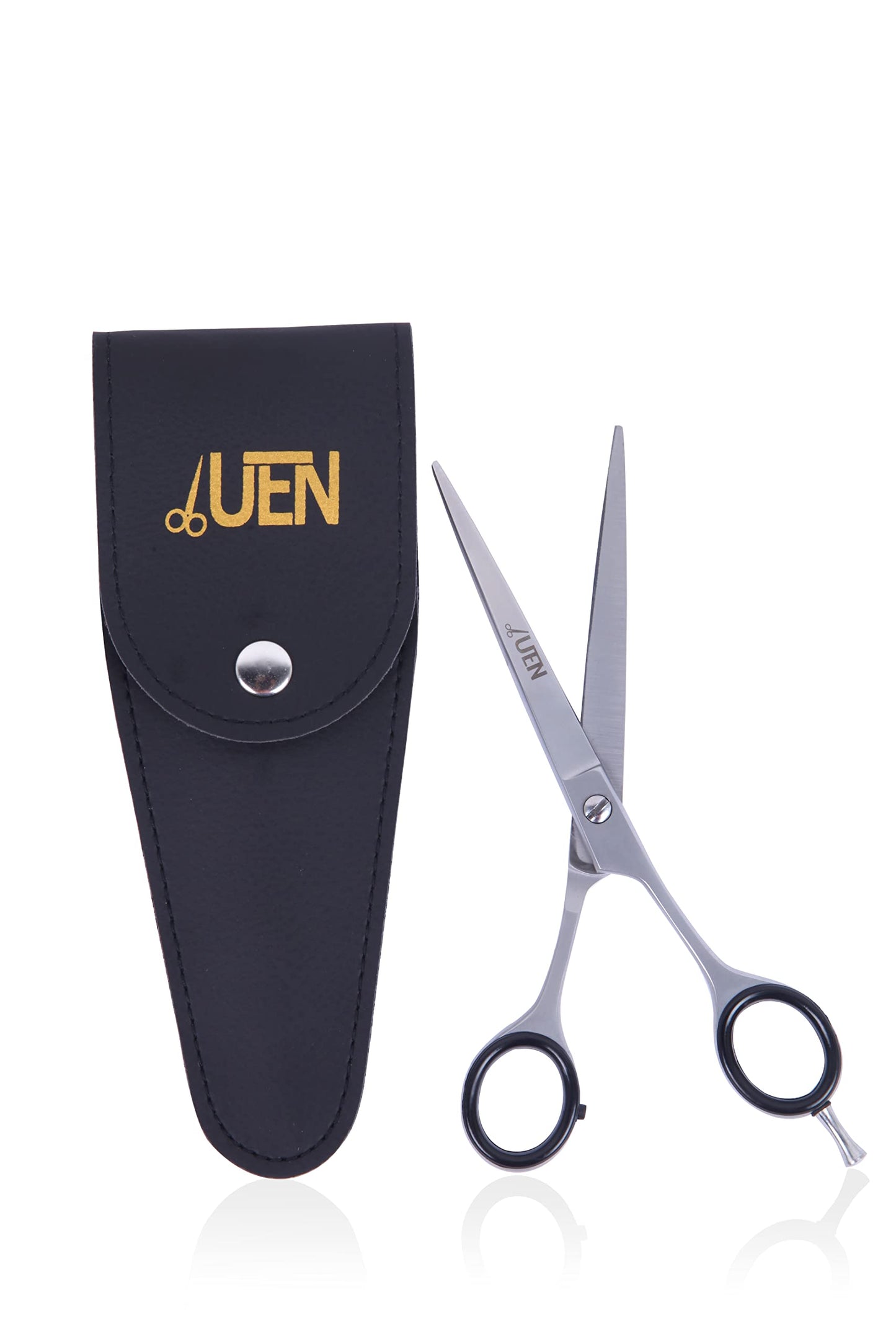 UEN Professional Hair Cutting Scissors/7 Inches/Razor Edge/Stainless Steel/ Perfect for Salon,Barber and Home Use/Hairdressing shears for Kids,Women and Men