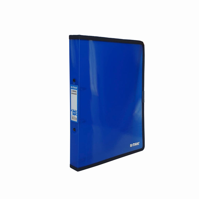 Maxi A4 Ring Binder With 2 Ring Translucent Blue, waterproof, dust-proof, very practical, and reusable