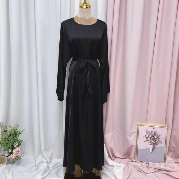 Abayas for Women Muslim Dress, Eid Ramadan Modest Prayer Clothes Islamic Arabic Kaftan Maxi Middle East Robe