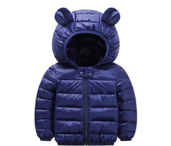 Infant and Toddler Baby Boys Girls Winter Warm Cotton Puffer Cartoon Coats Kids Thicken Jacket Outerwear