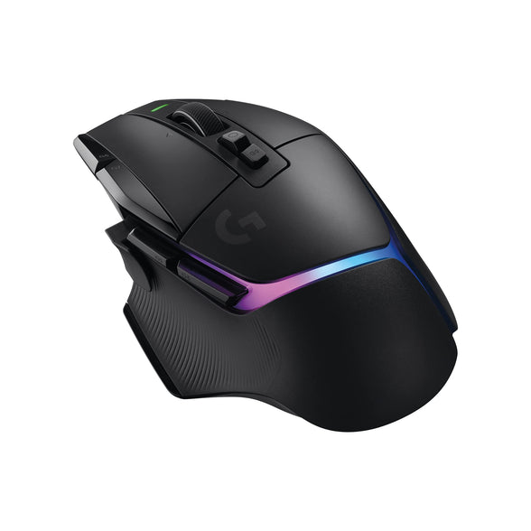 Logitech G502 X PLUS LIGHTSPEED Wireless RGB Gaming Mouse - Optical mouse with LIGHTFORCE hybrid switches, LIGHTSYNC RGB, HERO 25K gaming sensor, compatible with PC - macOS/Windows - Black