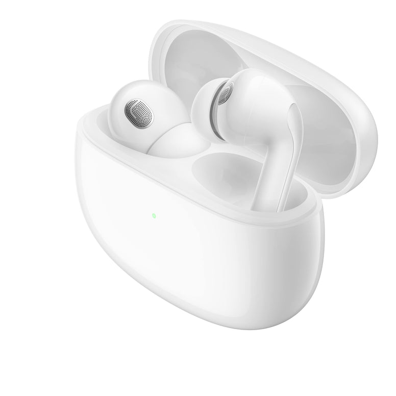 Xiaomi Buds 3T Pro DE Bluetooth In-Ear Headphones (Active Auto Noise Cancellation, Transparency Mode, Premium Surround Sound, Up to 24 Hours Battery Life with Wireless Charging Case, IP55) White