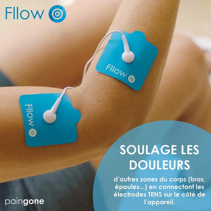 Paingone Fllow TENS Electrodes | Relieves Painful Areas | Arms, Shoulders, Thighs, Back| Blood Circulation, Blood Circulation, Pain Relief, Easy to Use