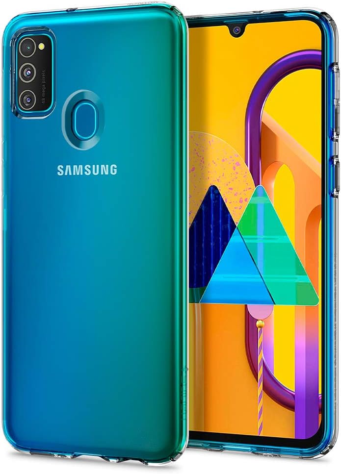 Spigen Liquid Crystal designed for Samsung Galaxy M30s case cover - Crystal Clear