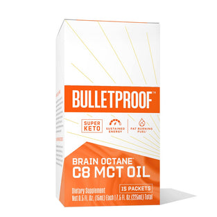Bulletproof Brain Octane Oil Go Packs, Keto Diet Friendly Source of C8 Energy (15 Count)