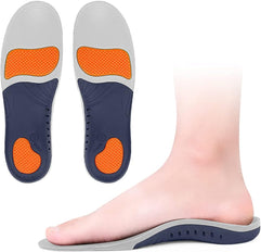 Orthotic Insoles for Kids - Arch Support Inserts and Kids Arch Support and Childrens Flat Feet, Dark Blue, Big kids 2-3.5