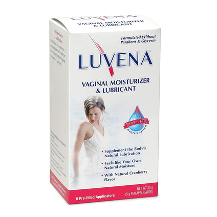 LUVENA Vaginal Moisturizer & Lubricant 2 Pack 6ct