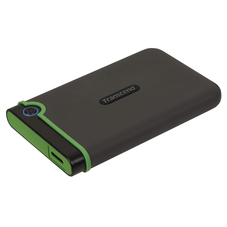 Transcend TS2TSJ25M3S 2TB Storejet 25M3S rugged 2,5inches USB 3.1 Gen 1 interface Iron Gray, Black/Green