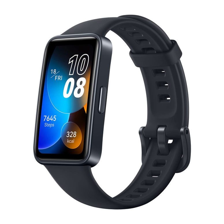 HUAWEI Band 8 Fitness Watch - Ultra Thin Smart Band design with Up to 2 Weeks Battery Life - Activity Trackers Compatible with Android & iOS with Full Health Management & Sleep Tracking - Bla