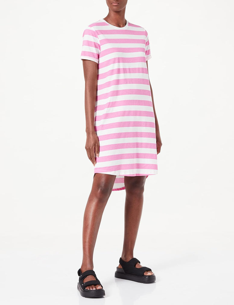 Only Women's Onlmay S/S Stripe Dress Jrs Dress