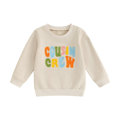 Twopumpkin Baby Girl Boy Crewneck Sweatshirt Oversized Sweater Romper Fall Winter Clothes 3-4 Years