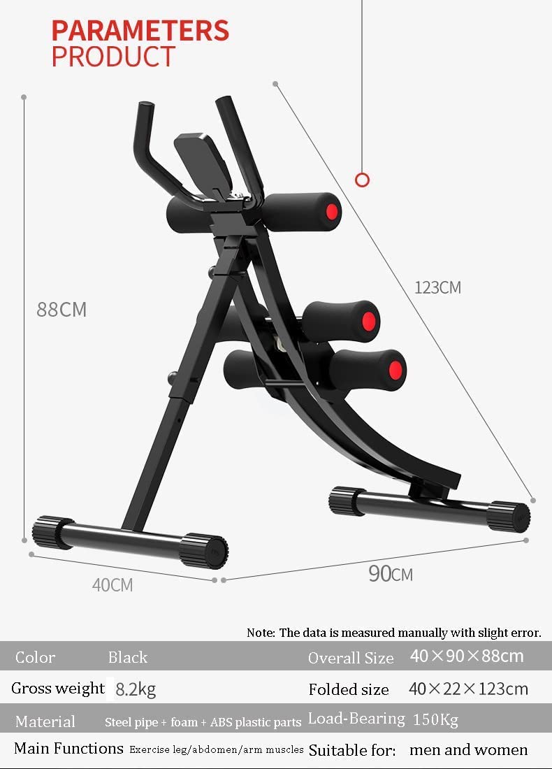 Exercise Fitness Equipment Multifunction Abdominal Machine Adjustable Beautify Waist Machine Muscle Training Abdominal Crunch Coaster Home Fitness Equipment