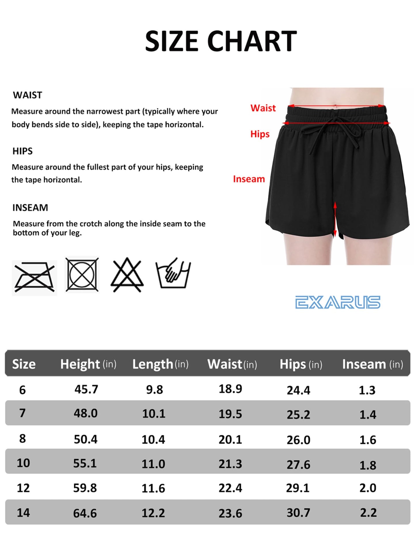 EXARUS Girls Flowy Butterfly Shorts Athletic 2 in 1 Running Skirt Shorts Cheer Tennis Dance Preppy Kids Clothes 6-14Y