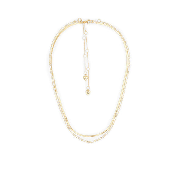 Aldo Women's Lenany Chain Necklace, Gold Standard