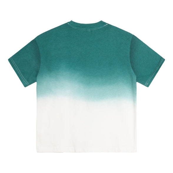LittleSpring Boys Tie Dye Short Sleeve Crewneck T-Shirts Loose-fit 5Y