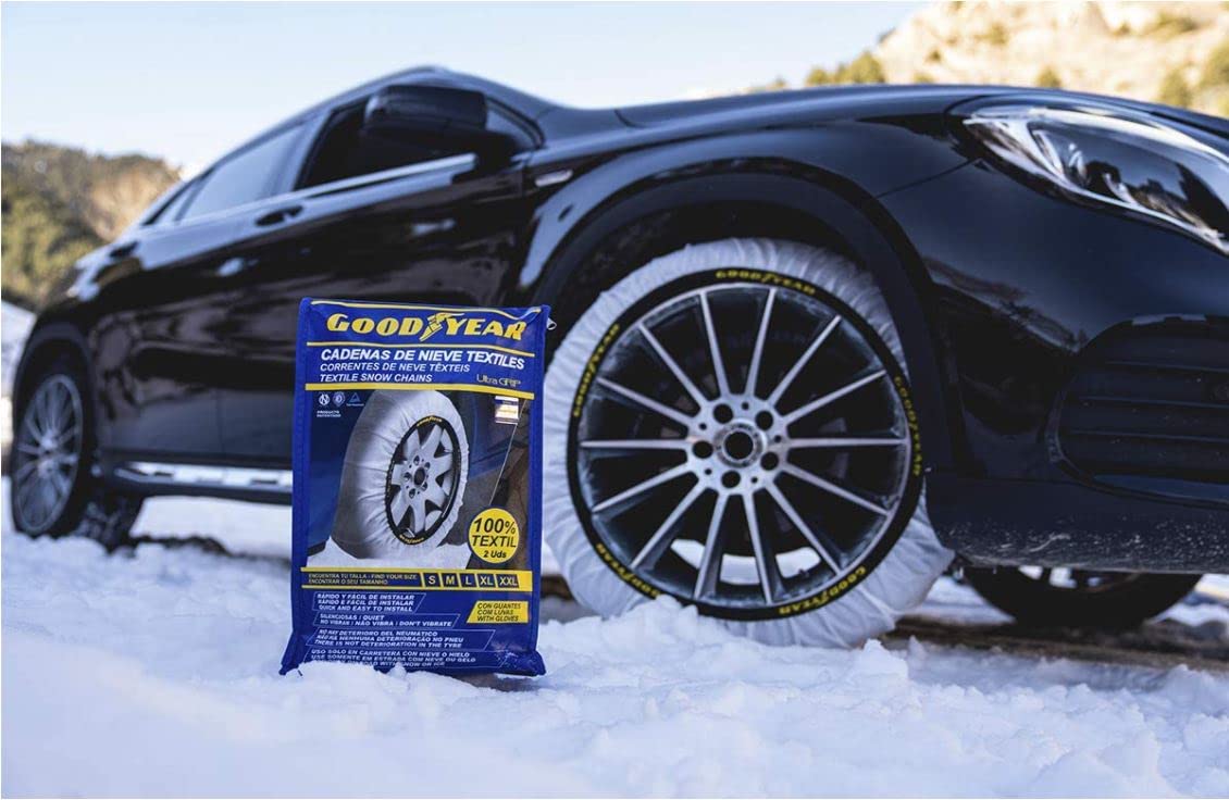 Goodyear Ultra Grip Textile Snow Chains, XL, Set of 2