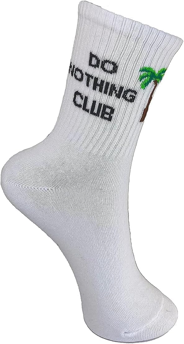 SickSock Funny White Gym Socks