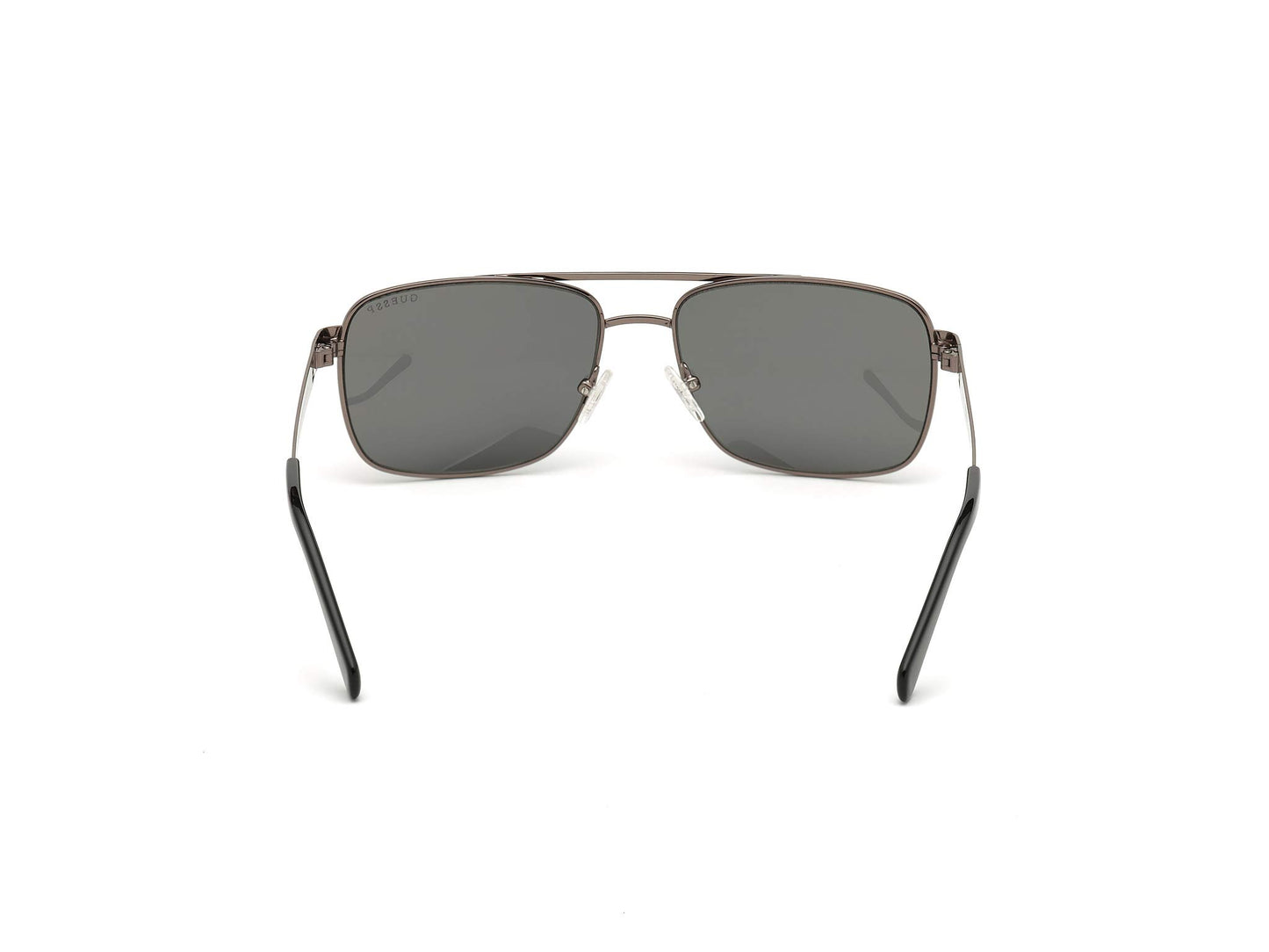 GUESS Men's Gu6968 Navigator Sunglasses, Shiny Gunmetal/Smoke Polarized, 58/16/145, Shiny Gunmetal/Smoke Polarized, 58/16/145