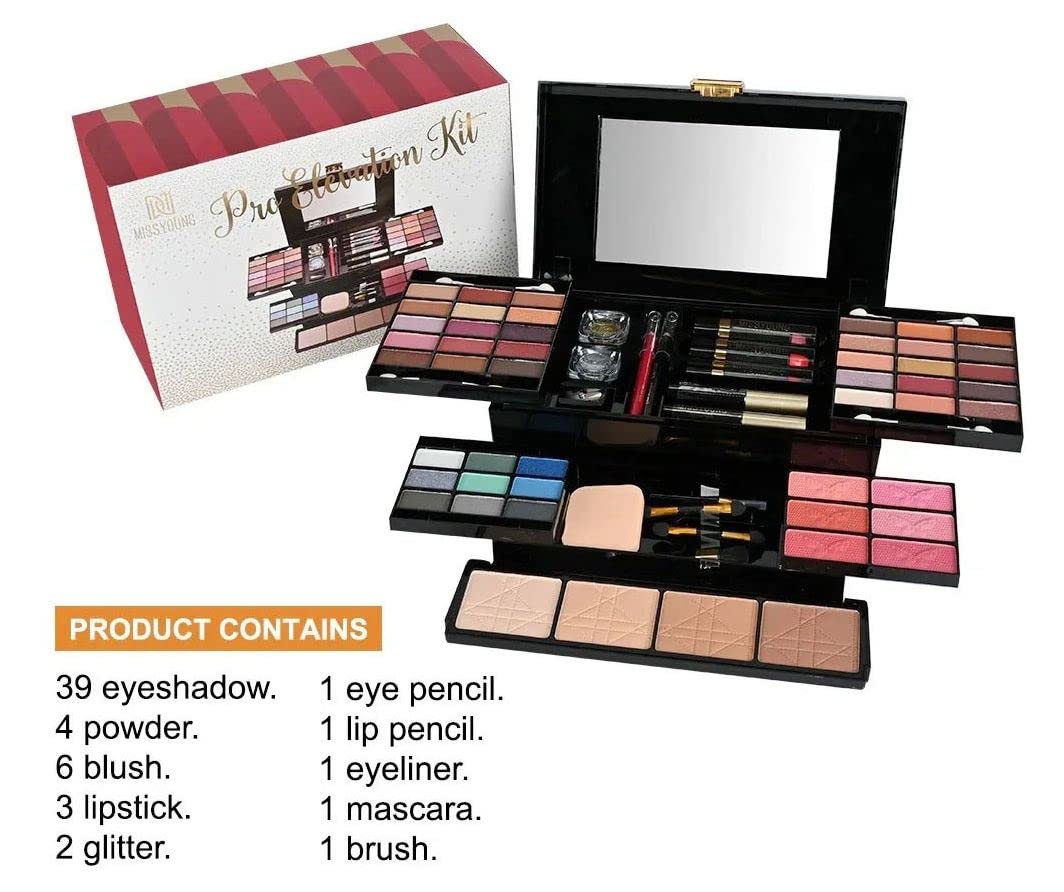 Miss Young Professional Makeup Kit Sets - Wide Range Of Combinations To Chose From! (Set of 69 Pcs)