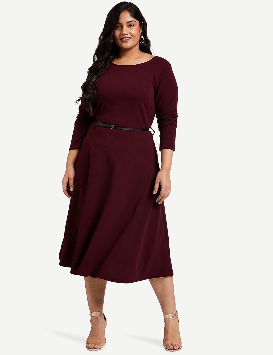 Miss Olive Women's Skater Midi Dress