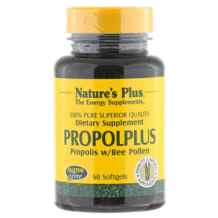 Nature's Plus Propolplus 100 Percent Pure Propolis, 60 Softgels