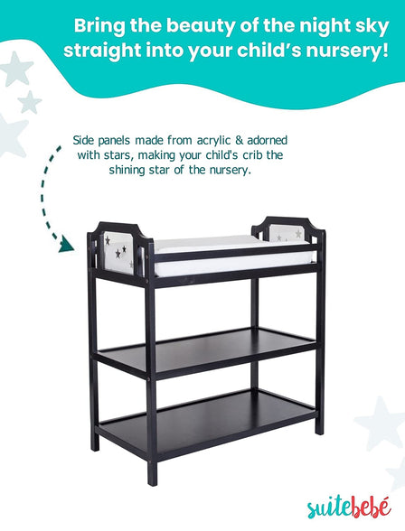 Suite Bebe Celeste Changing Table Black